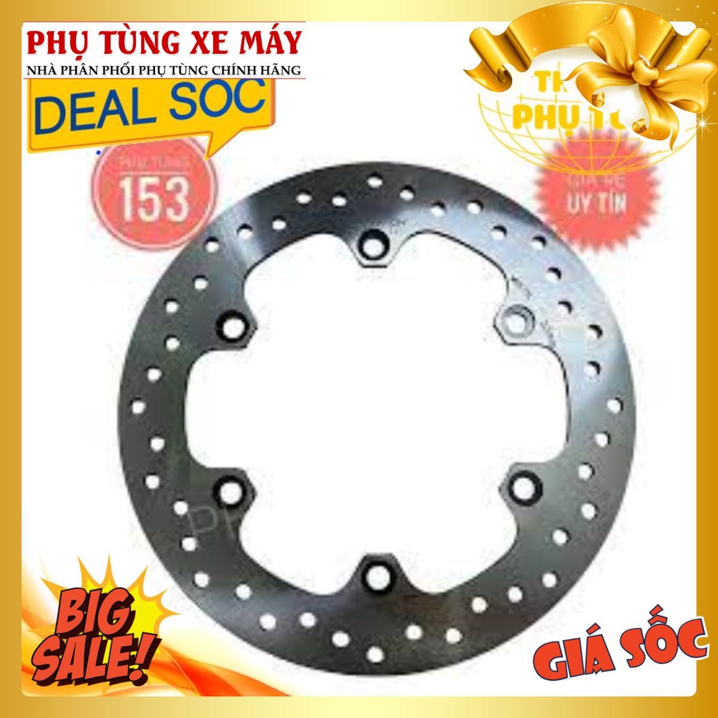 Hàng chất - Giá thật *** Đĩa trước Winner 150 (phanh thắng kiểu zin nhôm cho dĩa xe máy Honda winer