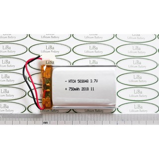 Pin Lithium Polyme (Lipo) 3.7V 750mAh 503048 B _ LiBa