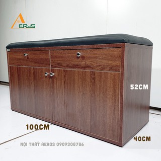 Kệ giày, tủ giày dép gỗ nhỏ gọn dùng cho gia đình 1m (TG-25)