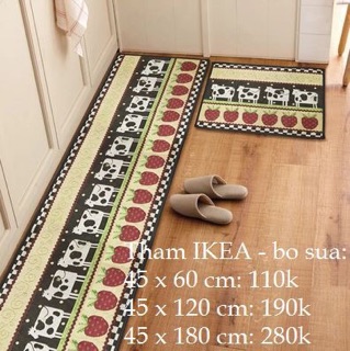 Thảm thô dệt 45 x 120 cm