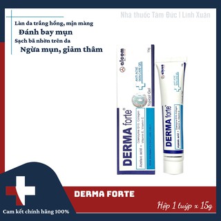 DERMA FORTE [Tuýp 15g] - NGỪA MỤN, GIẢM THÂM, MỜ SẸO [dermaforte, dermafort, derma fort]