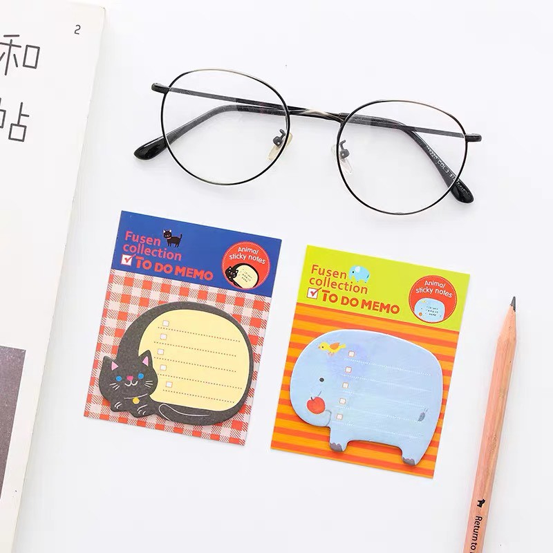Giấy Note - Giấy Ghi Chú Hình Động Vật Xinh Xắn #6