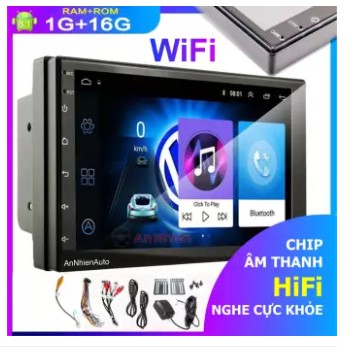 Màn hình DVD cho xe ô tô-Màn hình android Wifi, dùng sim 4G, phát wifiGPS đa chức năng,sử dụng Tiếng Việt TẶNG MẶT DƯỠNG