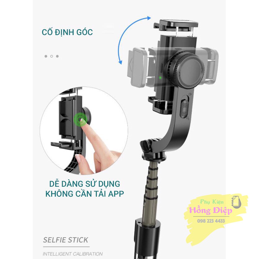 Gậy Chống Rung Gimbal L08 Có Remote Bluetooth