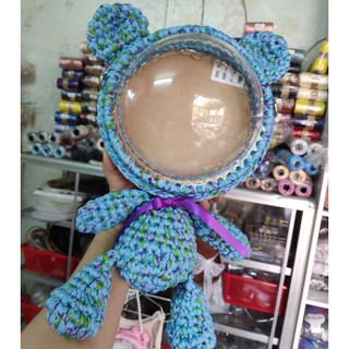 Túi Gấu Mặt Cầu Trong Suốt