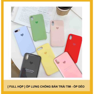 Ốp lưng Chống Bẩn Trái Tim - Ốp iphone 5/5s/6/6s/7/8/7plus/8plus/Xs/Xsmax/11/11promax GT-B