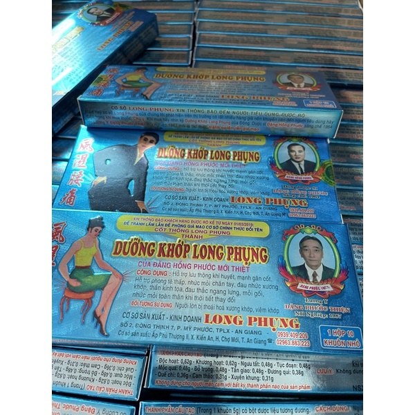 DƯỠNG KHỚP LONG PHỤNG chi nhánh hà nội