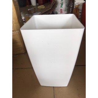 5 chậu nhựa vuông cao 20x40 cm