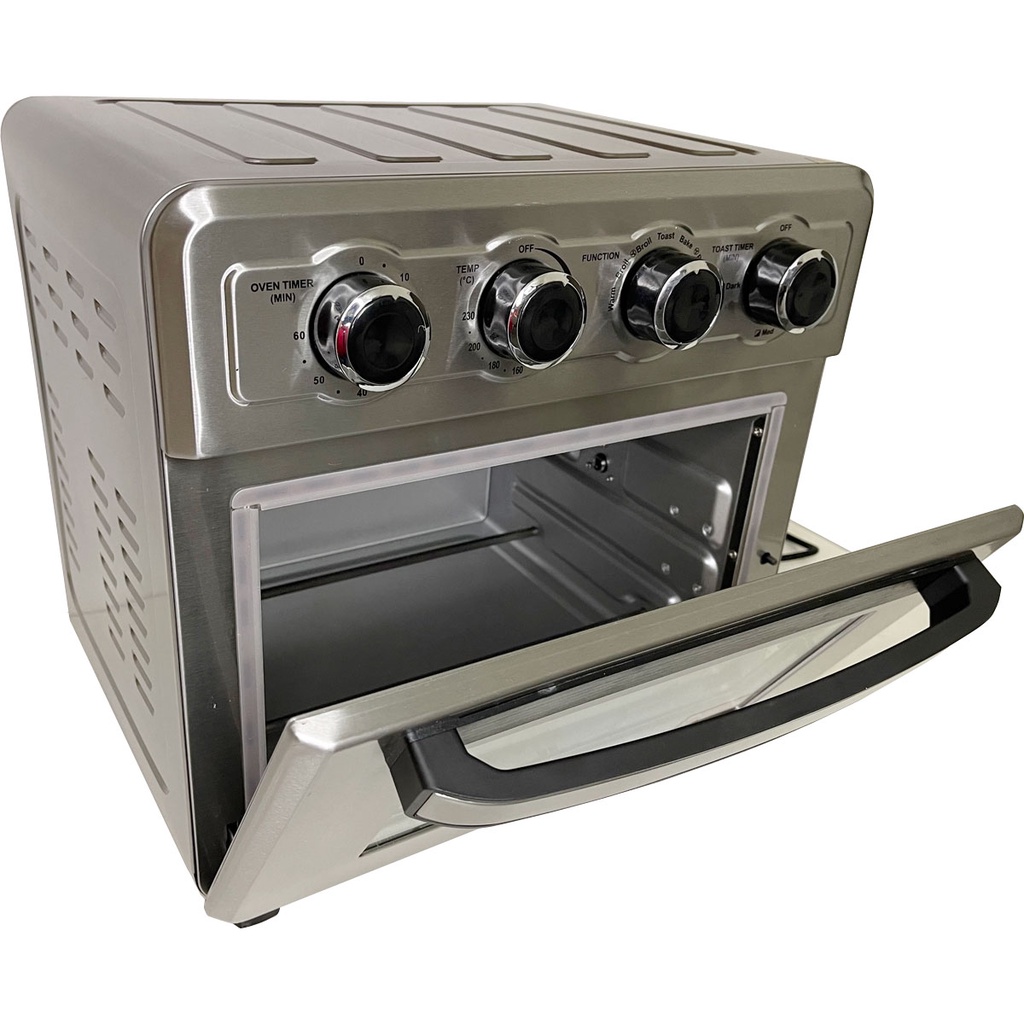 Nồi Chiên Không Dầu Cơ Benny 21 Lít, 1700W, BAF-210 Silver, công nghệ Rapid Air, kính giữ nhiệt 2 lớp