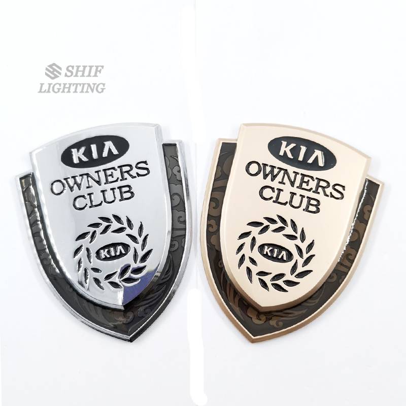 Logo Kim Loại Trang Trí Xe Kia Đẹp Mắt