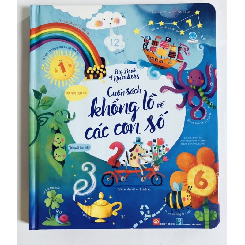 Sách - Big Book of numbers - Cuốn sách khổng lồ về các con số