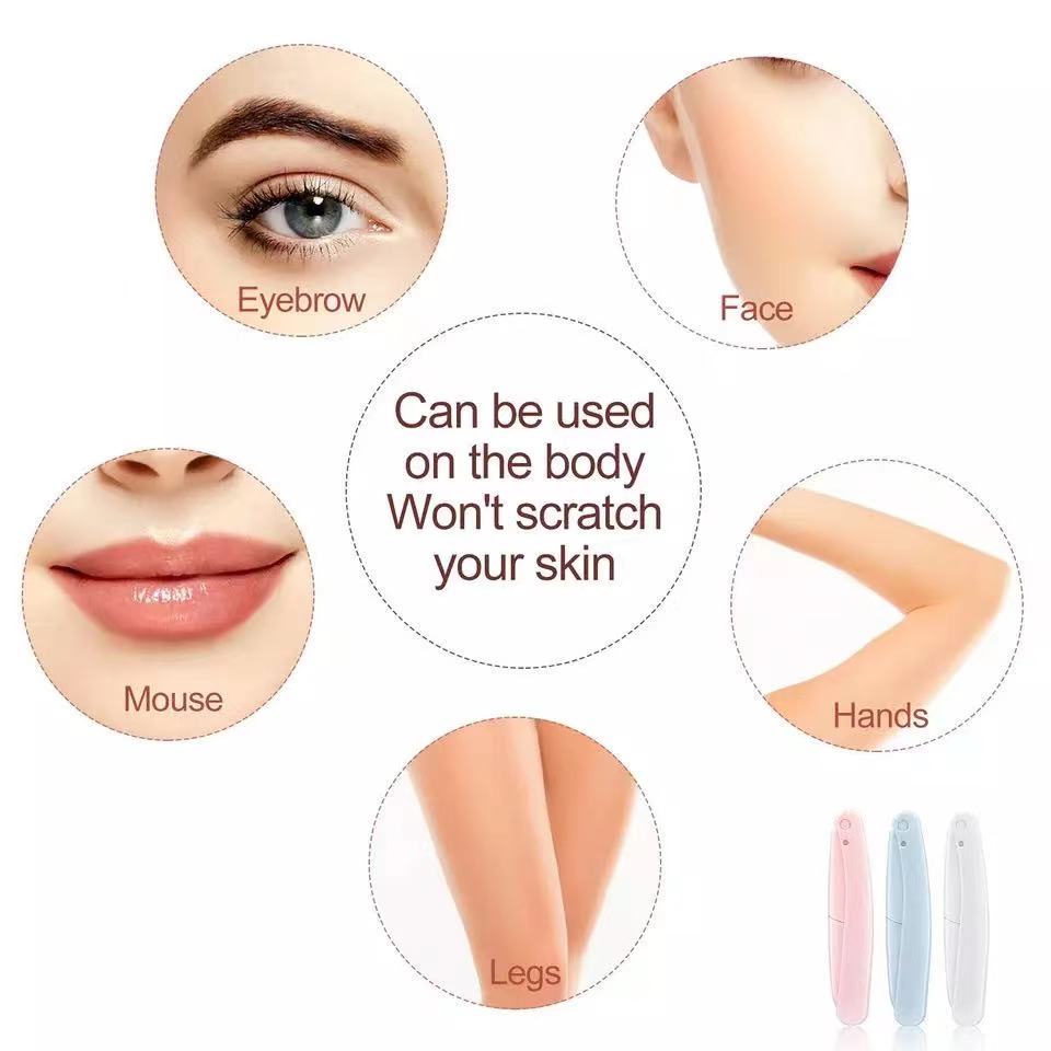 [Hàng mới về] Set 3 dao cạo chân mày thép không gỉ tiện lợi