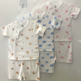 Bộ Moon ngắn sơ sinh chất Petit
