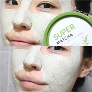 Mặt nạ đất sét trà xanh Super Matcha Some By Mi