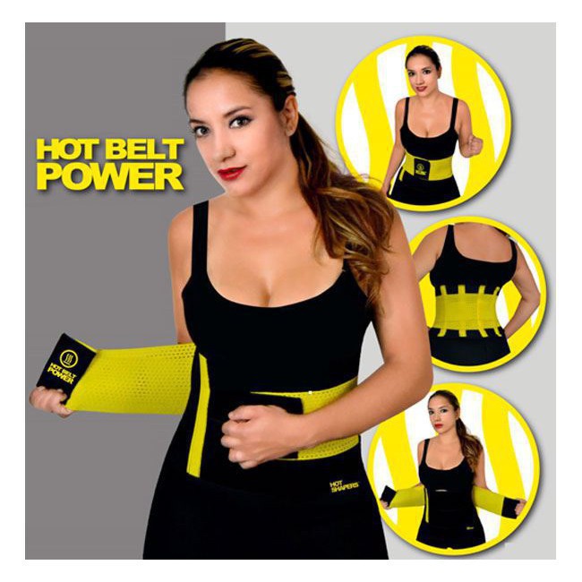 Đai Giảm Mỡ Bụng, Gen Nịt Bụng Sinh Nhiệt Thon Eo, Giảm Mỡ Bụng Cao Cấp HOT BELT POWER, Gia Dụng Thông Minh