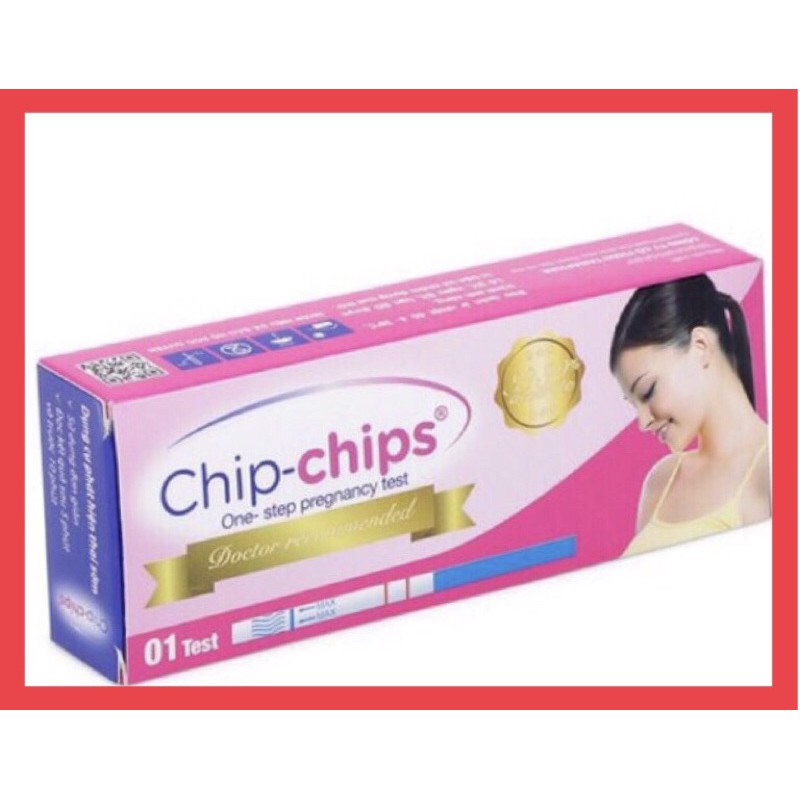 ✅[Che Tên- Chính Hãng] Que thử thai Chip-Chips