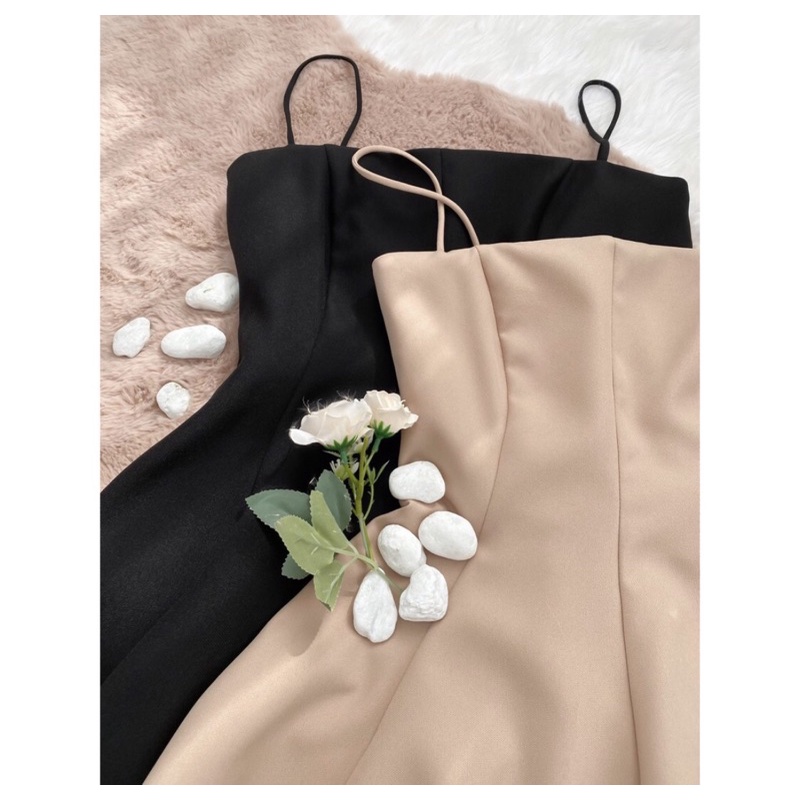 Áo 2 dây dáng peplum tà chéo chiết eo Sun Fashion