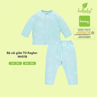 Bộ cài giữa TD Raglan NH51B sợi tre cao cấp