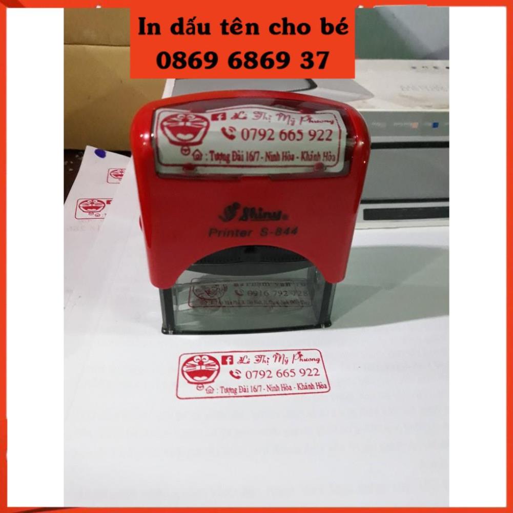 LÀM CON DẤU MỸ PHẨM TÊN CHO CÁC SHOP BÁN MỸ PHẨM - Khắc Dâu Chất Lượng Cao Thương Hiệu Shiny