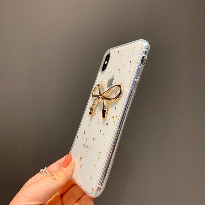 Ốp iphone - Ốp lưng 3d Nơ vàng kim tuyến 6/6s/6plus/6s plus/7/8/7plus/8plus/x/xs/xs max/11/11pro max - 11G | BigBuy360 - bigbuy360.vn