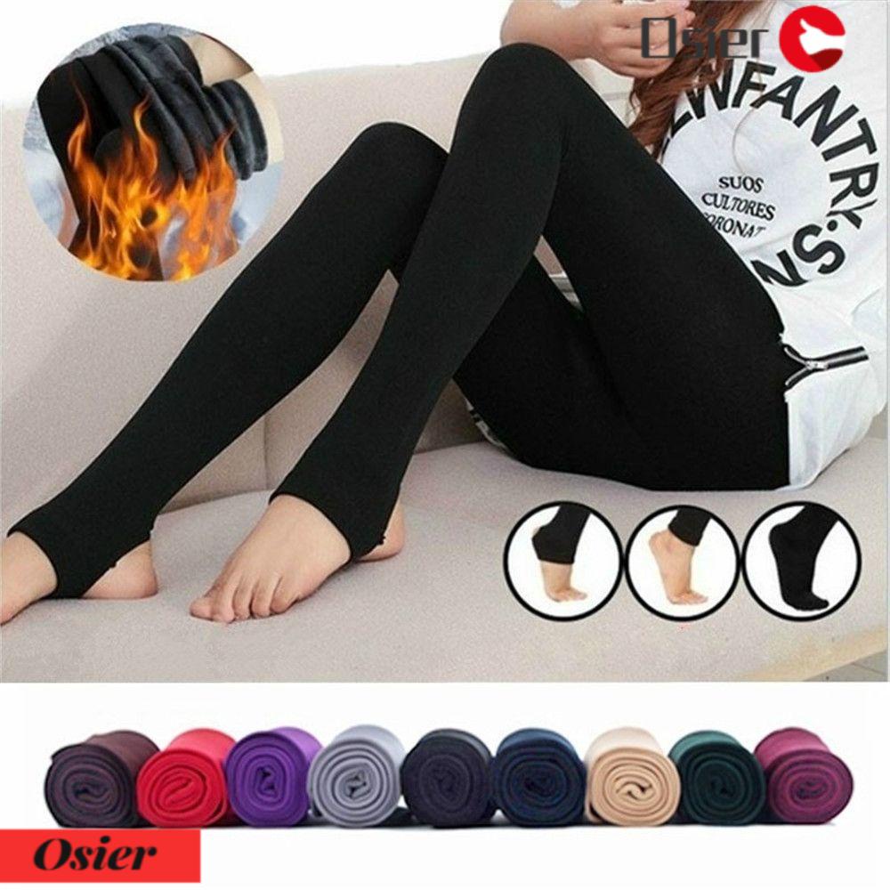 1 Quần Legging Mỏng Co Giãn Giữ Nhiệt Mùa Đông Hàng Mới