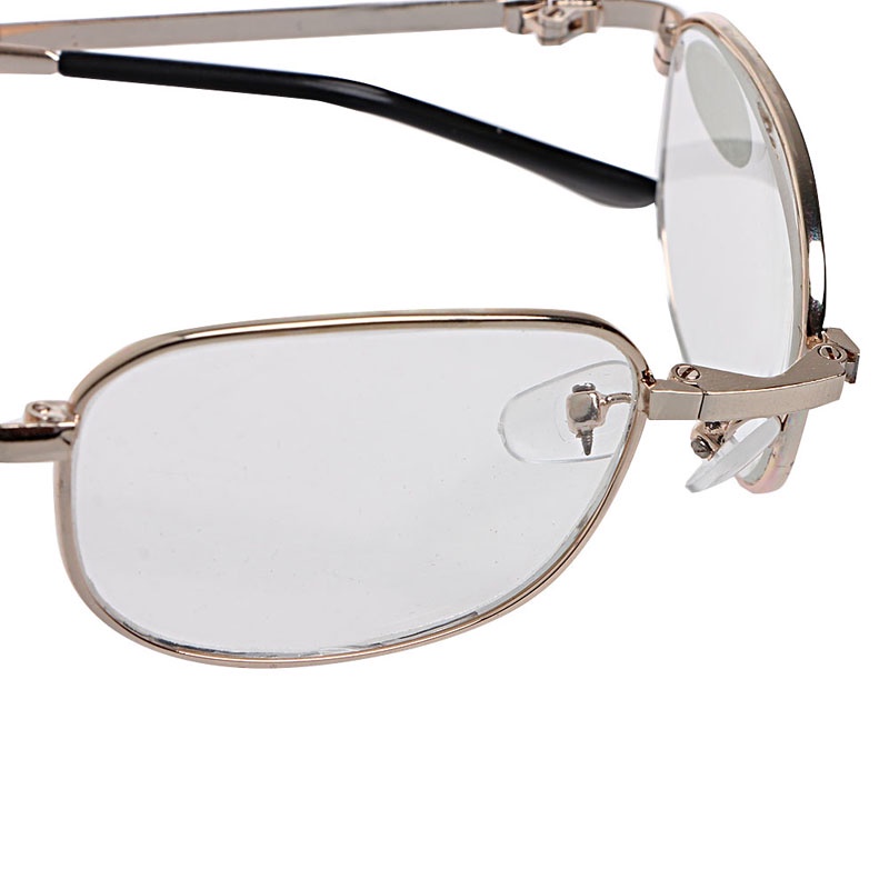 1 Kính Đọc Sách Gọng Kim Loại Gấp Được Mini + 1 00 Đến + 4 Kính