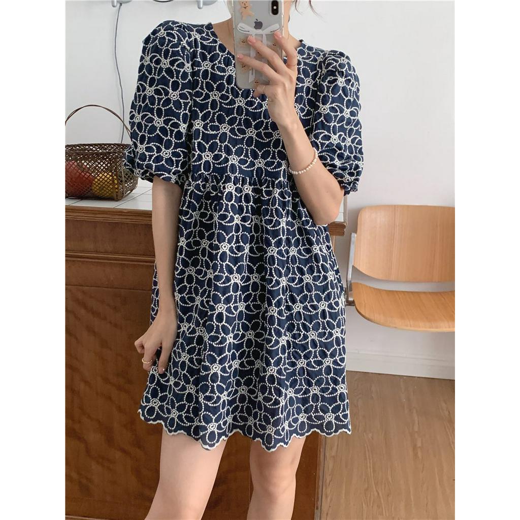 Đầm nữ Peppermint 52706 tay ngắn dáng rộng thời trang sành điệu