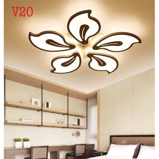 Đèn Trần LED Hiện Đại V20 Ánh Sáng 3 Chế Độ_Có Điều Khiển Tăng Giảm Sáng Tối