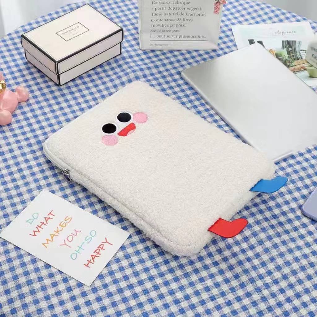 Phong cách Hàn Quốc nụ cười hoạt hình sáng tạo túi đựng máy tính bảng 11 inch