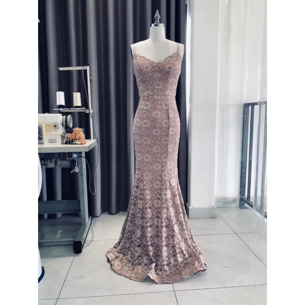 Đầm dạ hội ren BCX Size 3