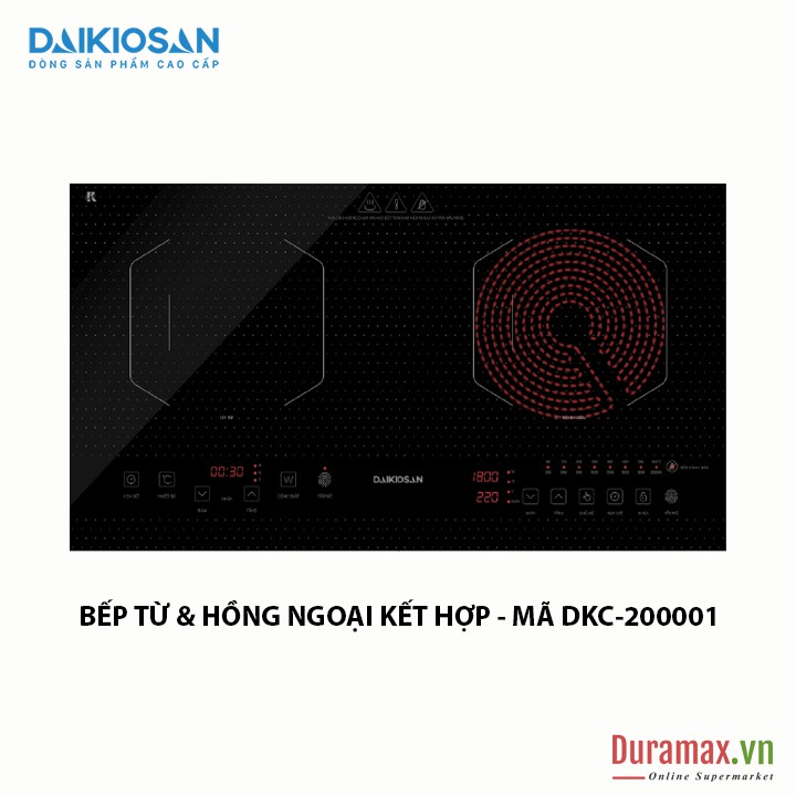 Bếp từ và hồng ngoại Daikiosan DKC-200001