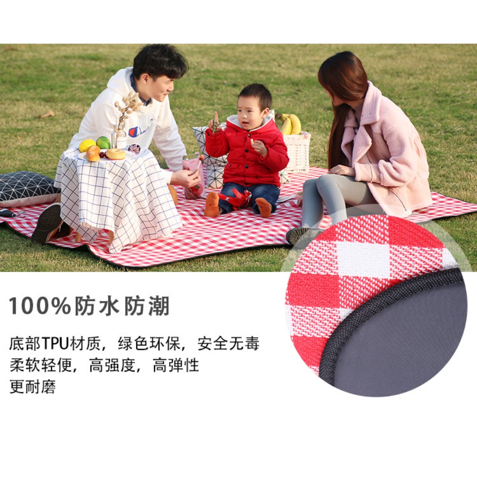 Thảm Dã Ngoại Dày Dặn Chống Nước 200*300cm