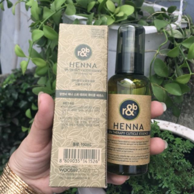 Tinh dầu dưỡng tóc thảo dược R&amp;B Henna 100ml