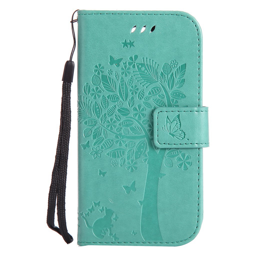 Bao da điện thoại in hình dập nổi có ngăn đựng thẻ cho Samsung Galaxy S4/S4 Mini | BigBuy360 - bigbuy360.vn