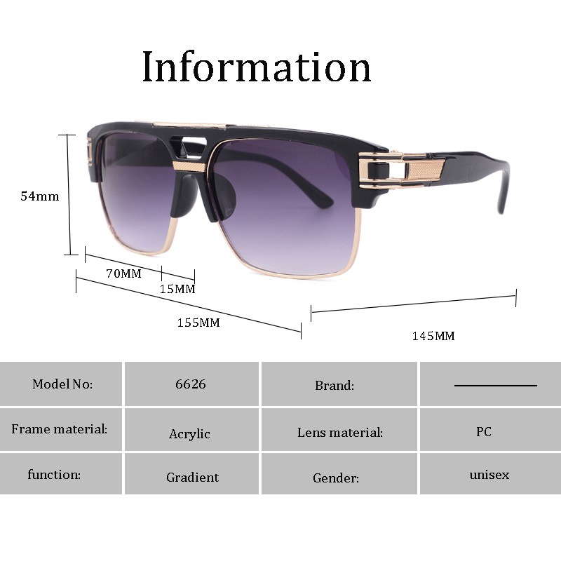 Kính Mát Nam Thời Trang vintage Sang Trọng