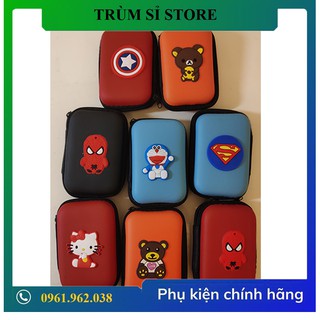 [Sỉ] Bóp Đựng Tai Nghe Cáp Sạc Hình Thú - Bóp Hình Chữ Nhật Giá Rẻ - Trùm Sỉ Store