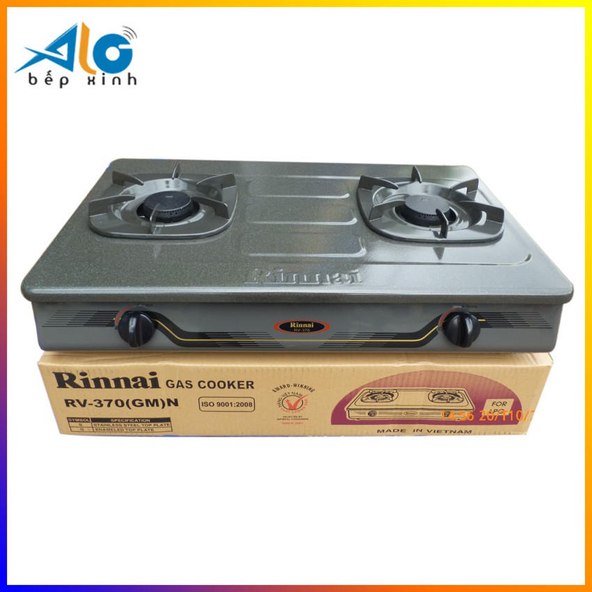 Bếp gas Rinnai RV-370GM(N) - RV-370G - Alo Bếp Xinh