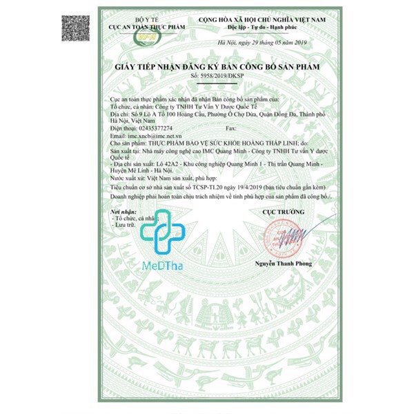 Hoàng Thấp Linh - Hỗ trợ Giảm Viêm Khớp Dạng Thấp, Đau Khớp, Thấp Khớp, Thoái Hóa Khớp (Hộp 180 viên) [Chính Hãng]