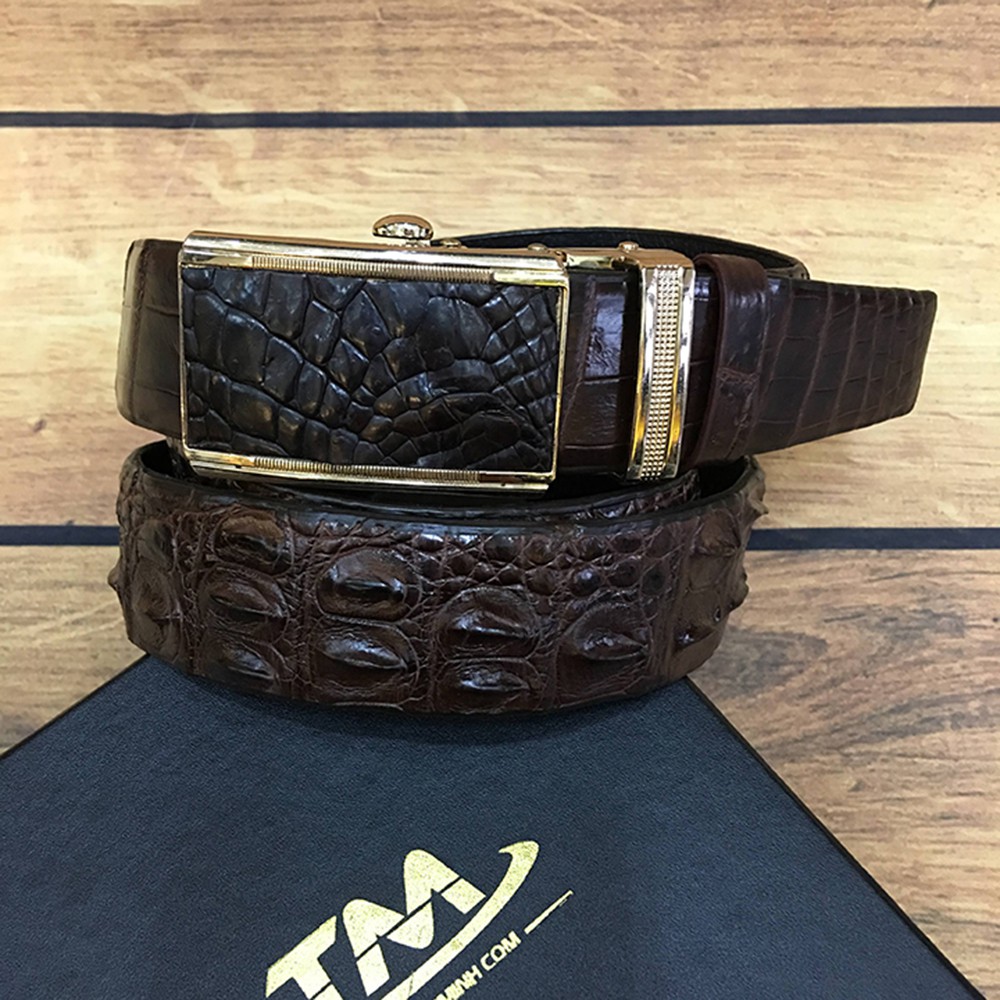 Thắt Lưng Nam, Dây Nịt Nam Da Cá Sấu Gai Lưng