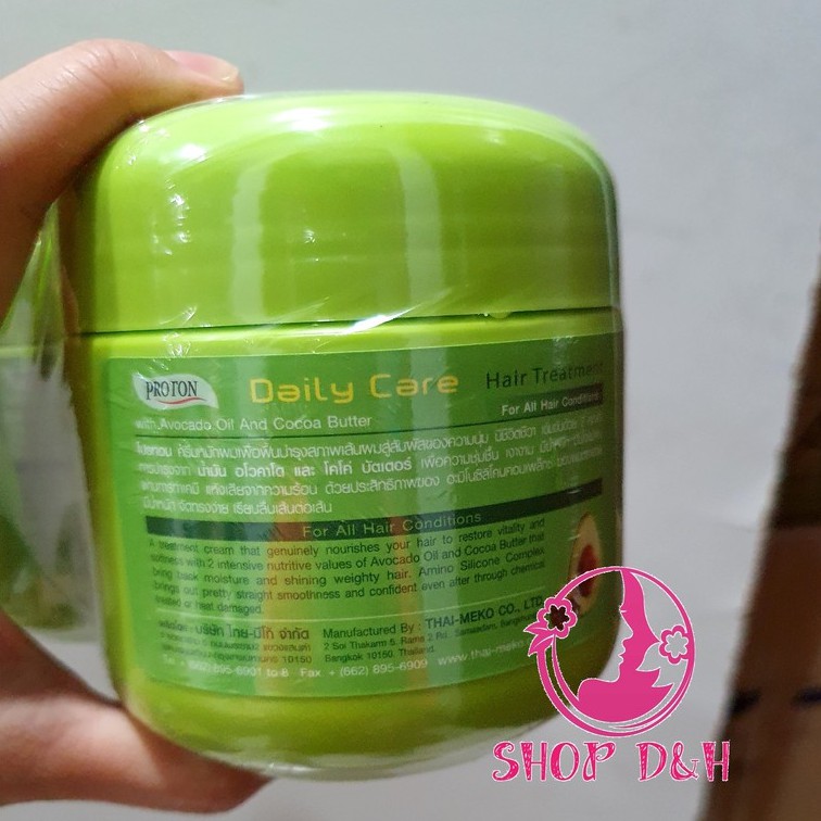 Kem ủ tóc bơ Thái Lan Daily Care - 500g - Thái Lan