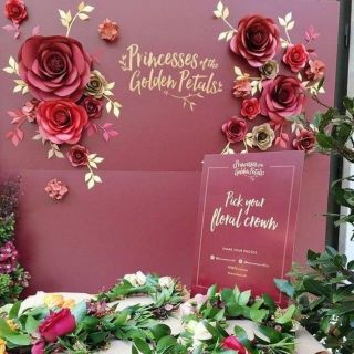 Set hoa giấy backdrop(20bông)