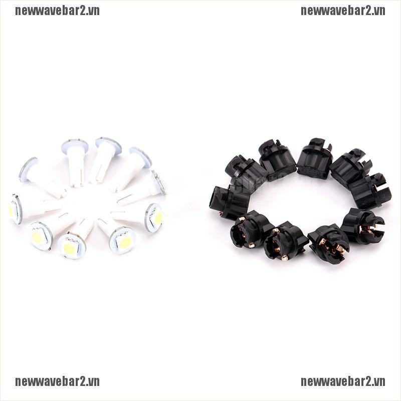 Bộ 10 Đèn Led T5 5050 Chất Lượng Cao Cho Xe Hơi
