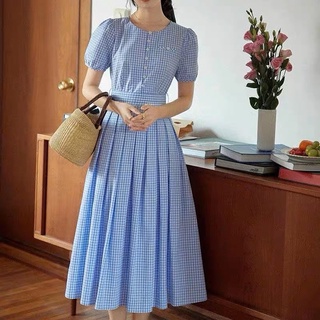 Đầm xòe vintage sang trọng - nhiều size và màu, form dáng