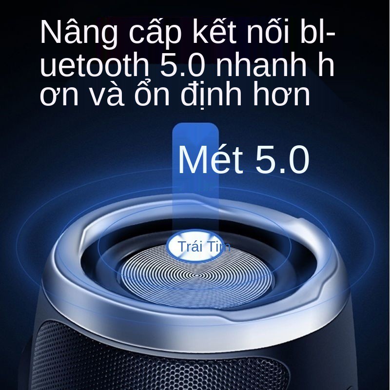 Xiao Xing F5 loa bluetooth không dây AI thông minh, âm lượng lớn, siêu trầm màng kép, thẻ cắm ngoài xe hơi, nhỏ