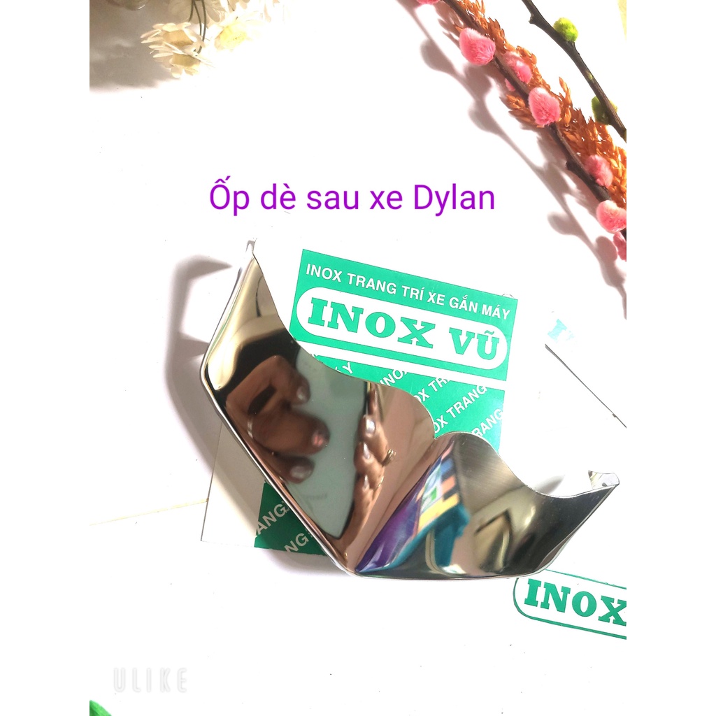 Combo Ôp dè xe Dylan 150i + 1 tem logo titan HONDDA  giá 1 bộ tại xưởng INOX Vũ