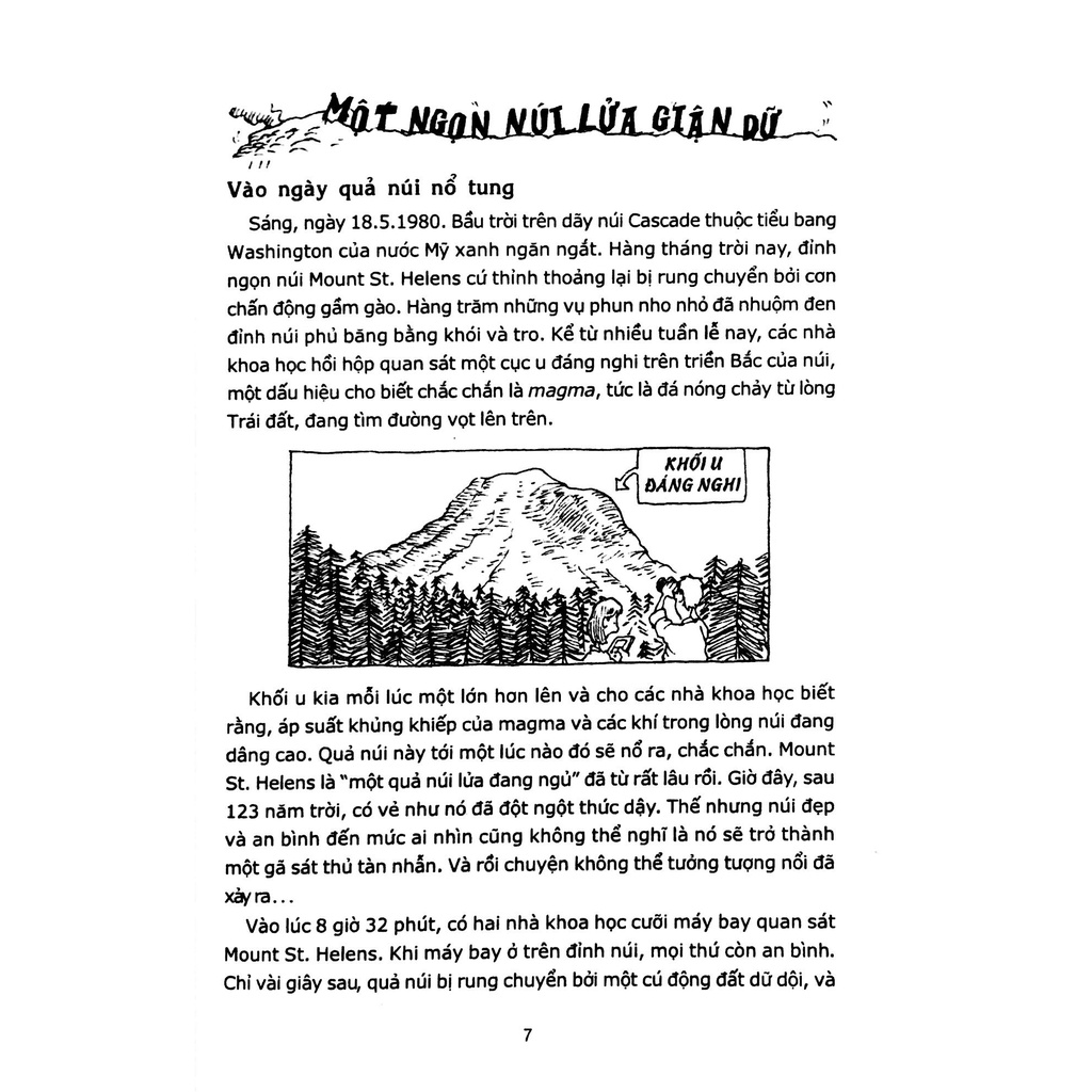 Sách - Horrible Science - Núi Lửa Nóng Hơn Cả Lửa - Horrible Geography