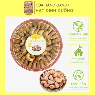 500G Hạt điều a cồ, hạt điều rang muối GANOTI nguyên vỏ loại 1 giàu dinh dưỡng