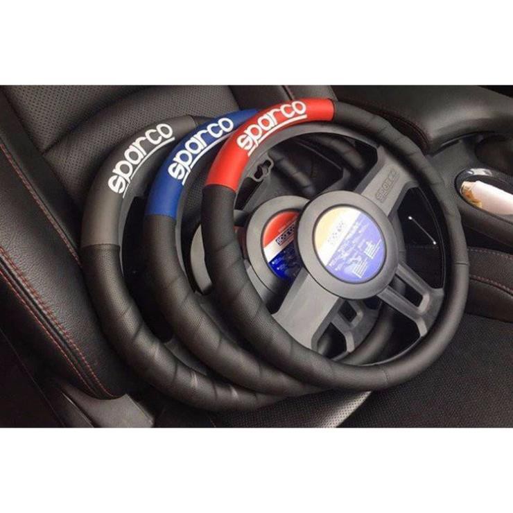 Bọc vô lăng chính hãng SPARCO 1117GR- đầy đủ tem, khung chính hãng