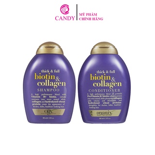 Cặp dầu gội xả biotin collagen ogx mỹ