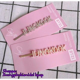 Kẹp tóc tên thành viên Bangtan